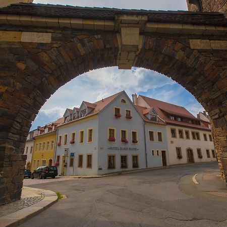 Hotel Blaue Blume Freiberg Buitenkant foto