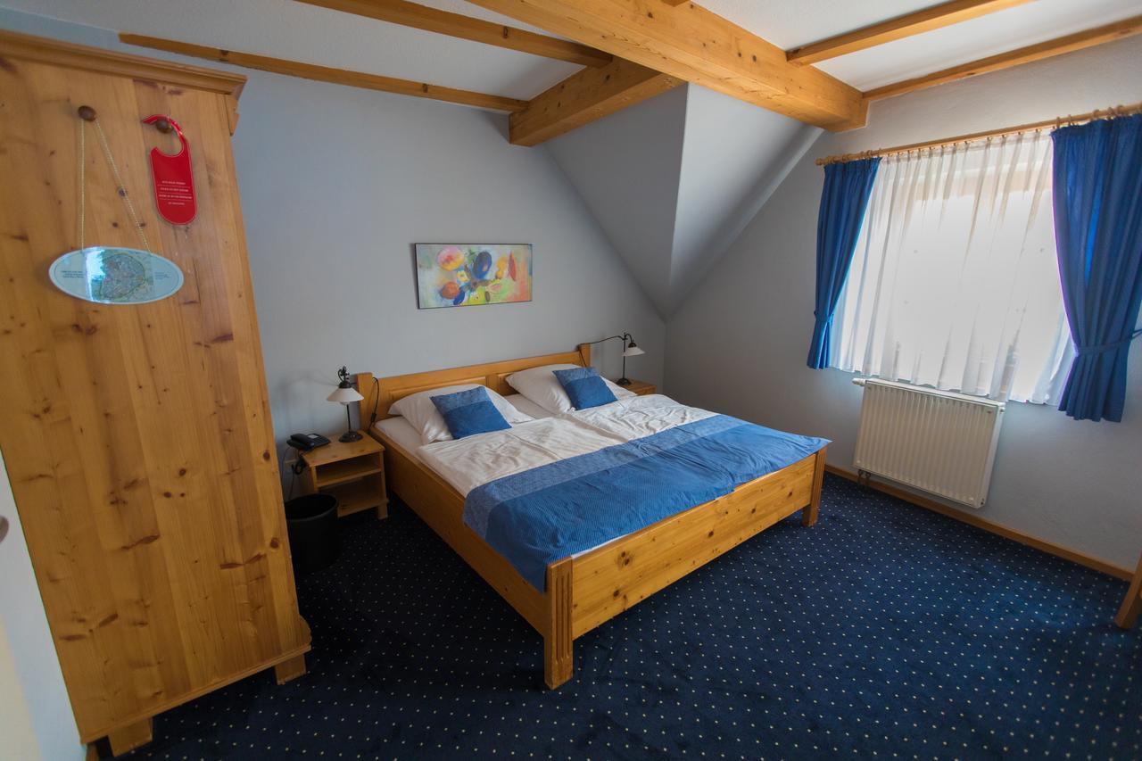 Hotel Blaue Blume Freiberg Buitenkant foto