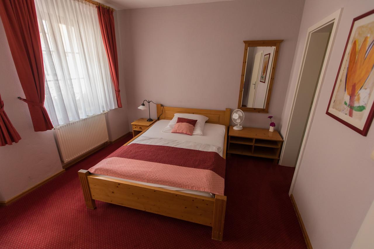 Hotel Blaue Blume Freiberg Buitenkant foto