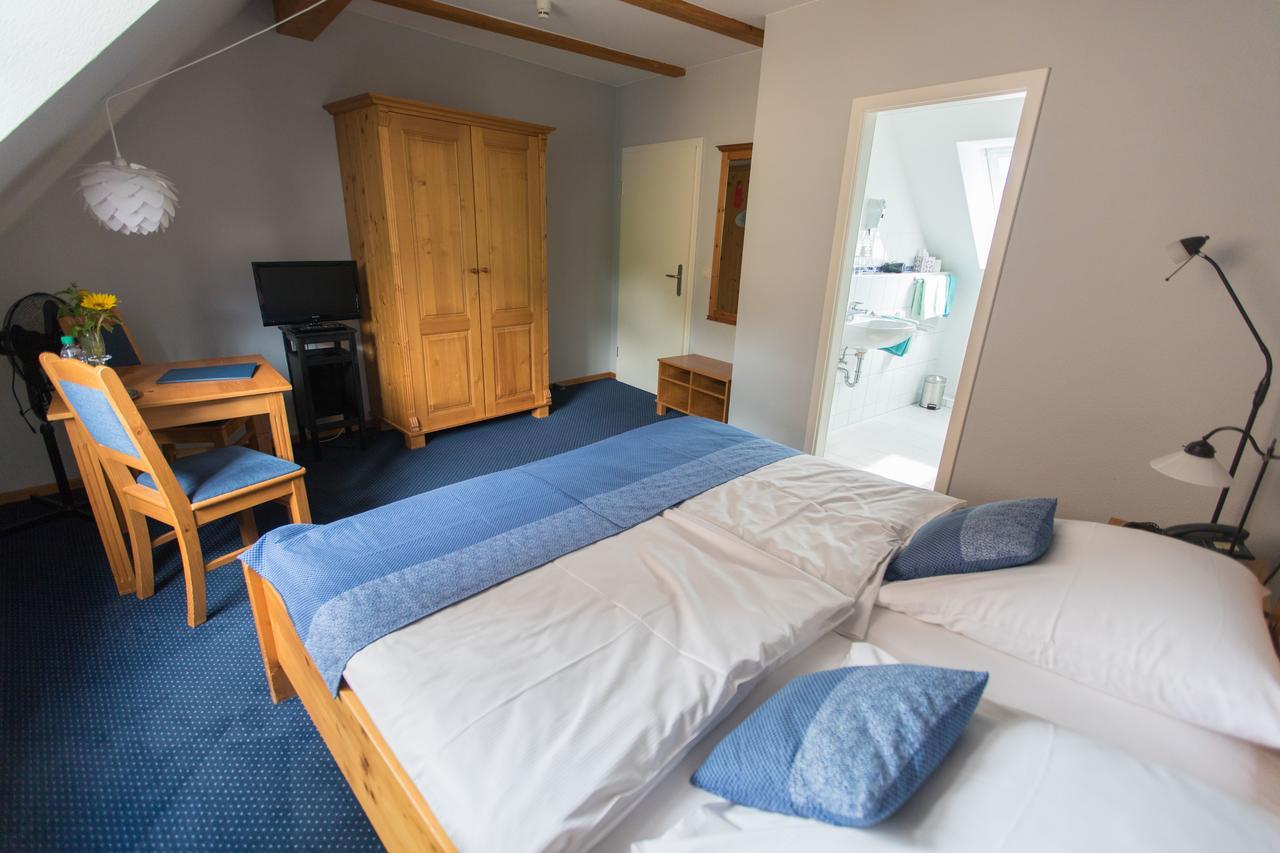 Hotel Blaue Blume Freiberg Buitenkant foto