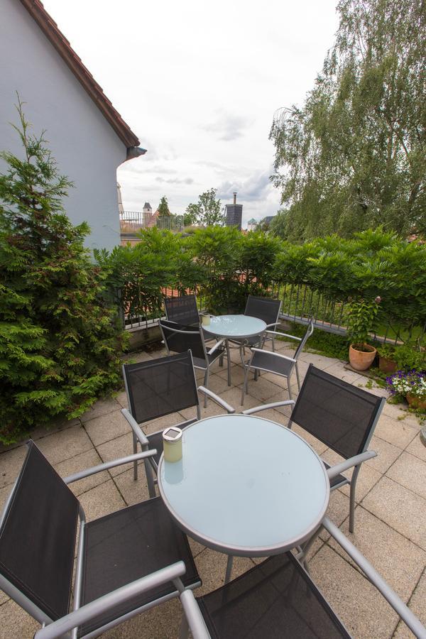 Hotel Blaue Blume Freiberg Buitenkant foto